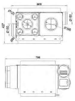 dimensions VMC Akor-ST