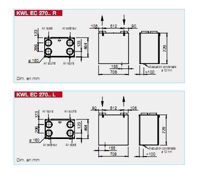 dimensions kwl 270 helios