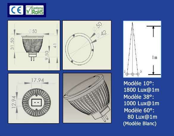 ampoule led orion specification orion