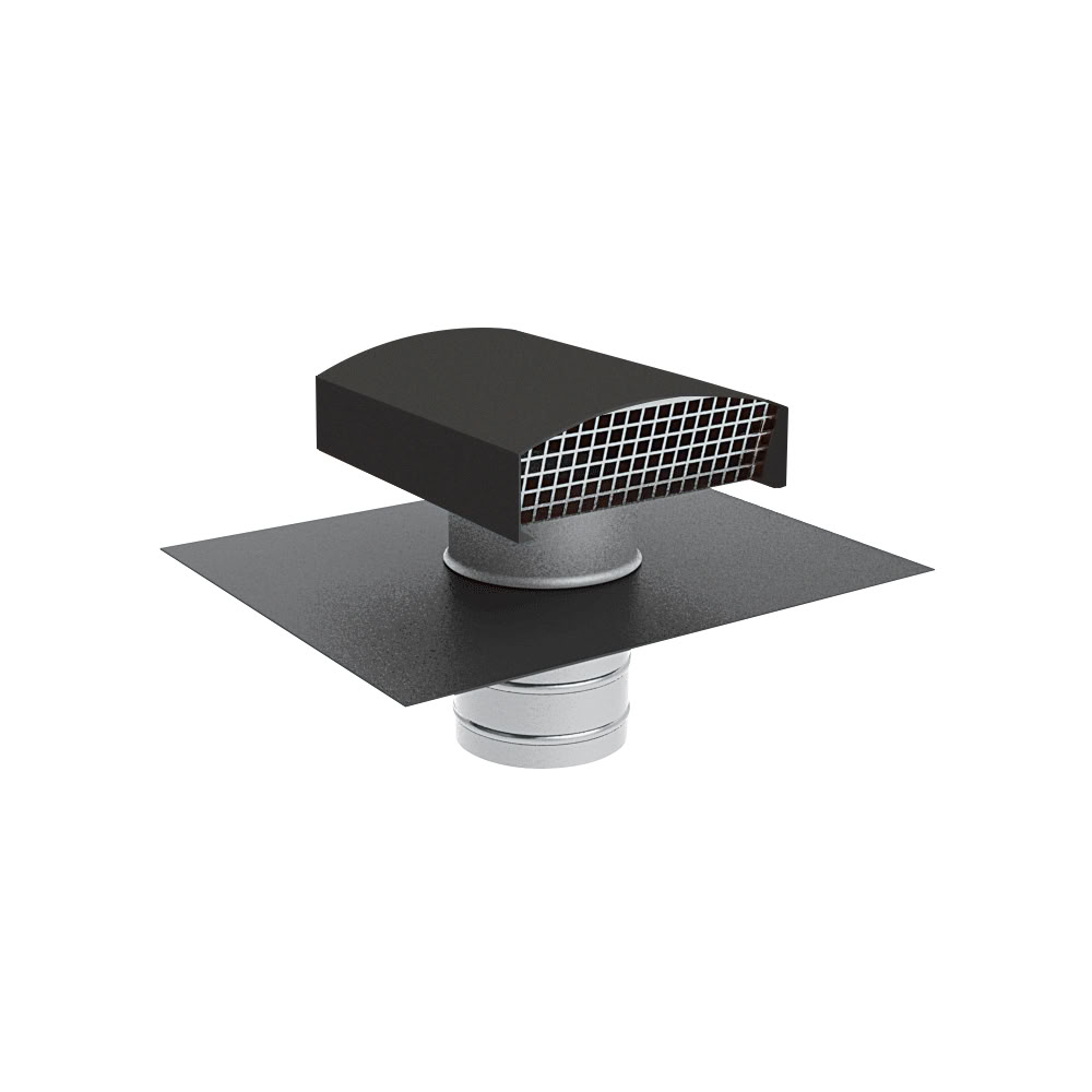 Chapeau de toiture métallique CTM 160 Ardoise