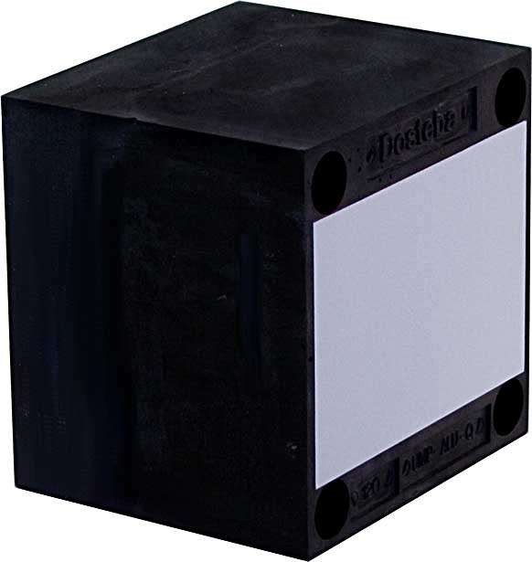 UMP-ALU-Q (quadratique) 80 DOSTEBA Plaque de montage universelle inclus 4 chevilles de vissage (SXS) 6009908