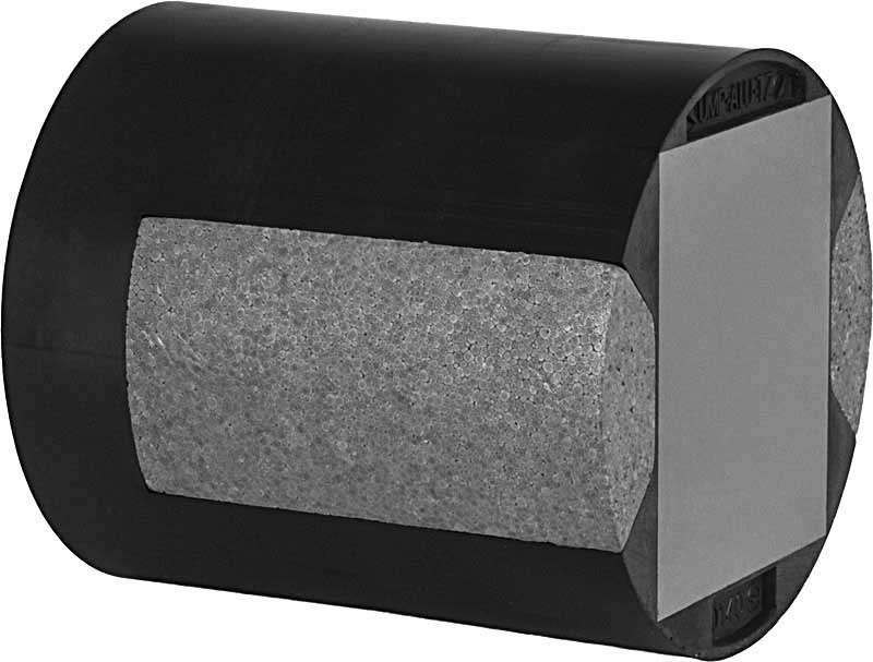 UMP-ALU-TZ (cylindrique) 260 DOSTEBA Plaque de montage universelle inclus tige filetée et support 6003726