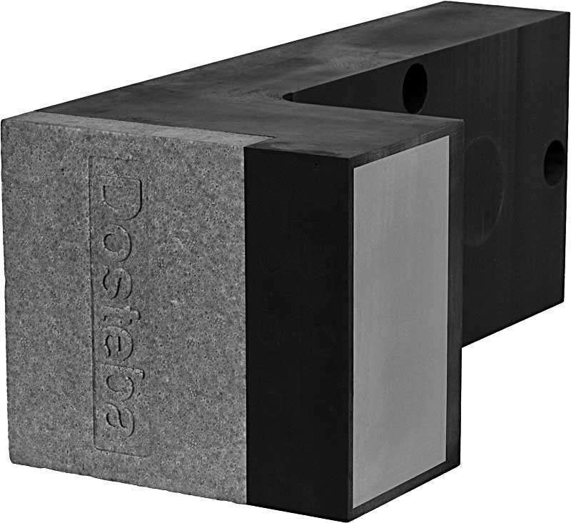 TWL-ALU-RF 220 DOSTEBA Equerre inclus tige filetée douille d'ancrage et support 6006022