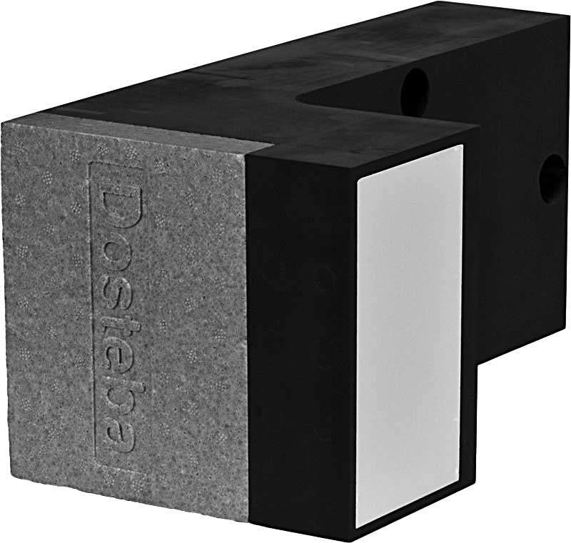 Equerre TRA-WIK-ALU-RF 120 DOSTEBA Equerre avec tige filetée et douille d'ancrage 6010312