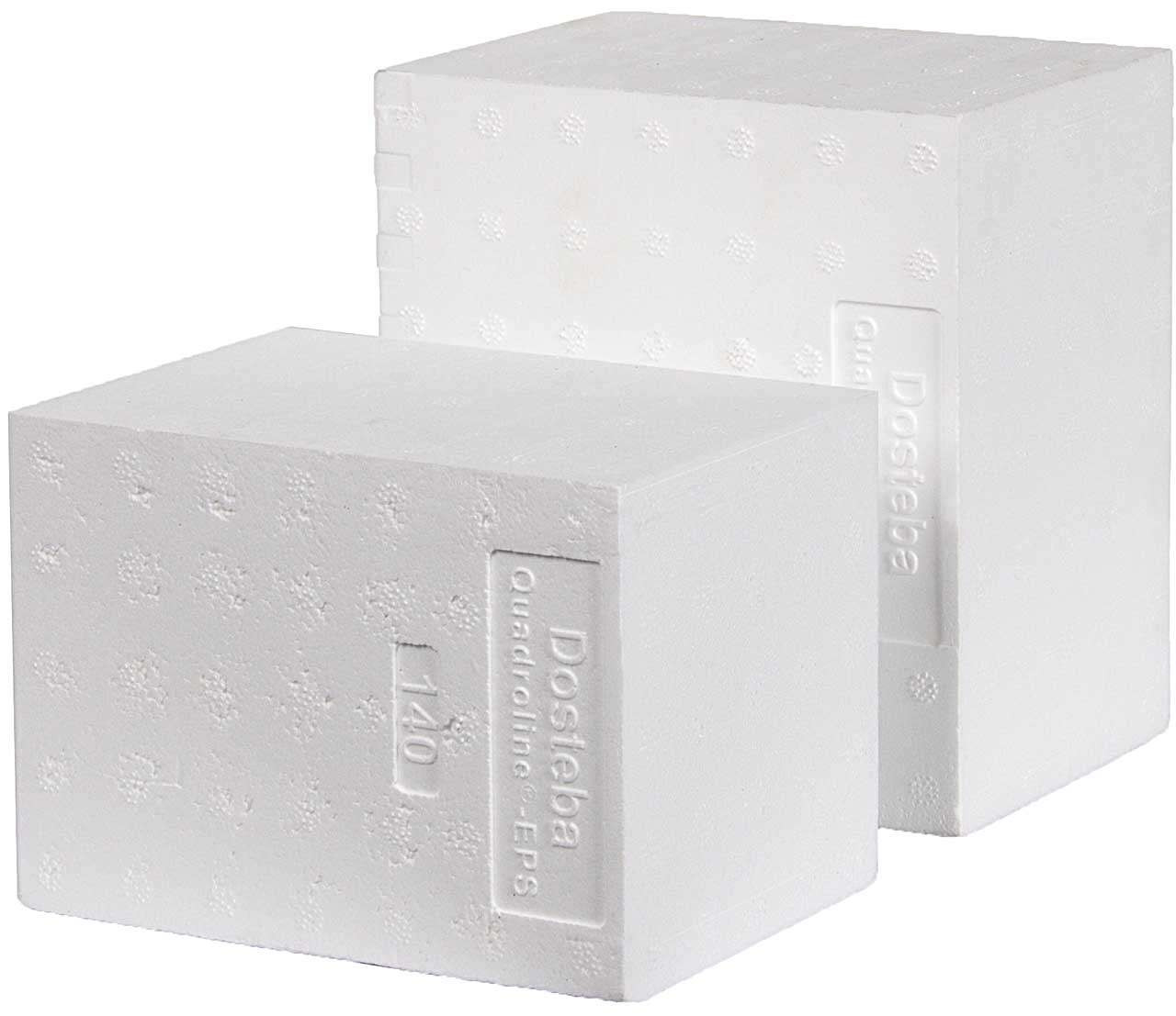 Quadroline-EPS Taille 100 x 100mm DOSTEBA Carreau de montage Epaisseur 160 mm 6001316