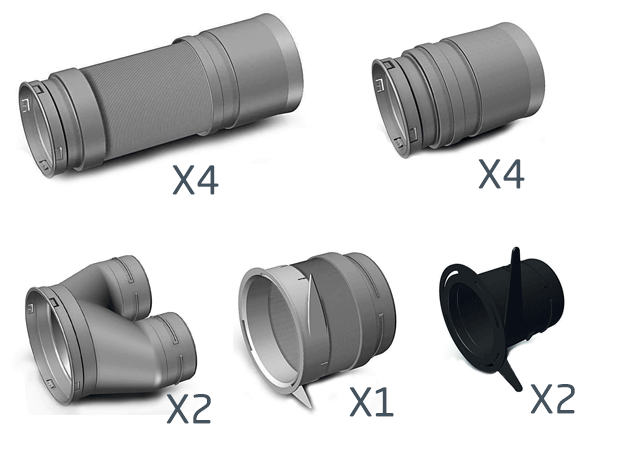 Optiflex ALDES Kit accessoires EasyHOME 11091994