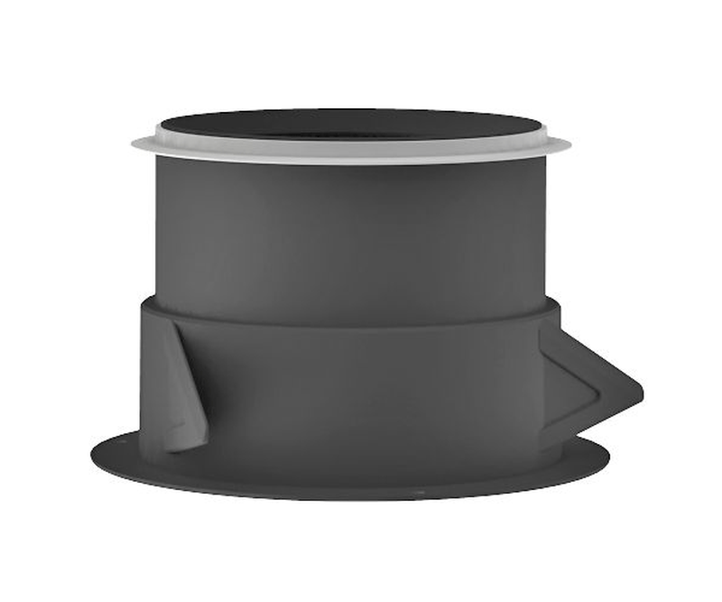 Manchon plastique placo 3 griffes D125 mm l.100 - ECONONAME - MPH⌀125L100 - 3664132001235