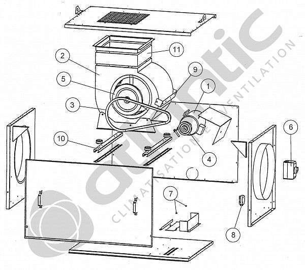 Atlantic Clim & Ventil 913903 MANCHETTE AIRVENT T6001