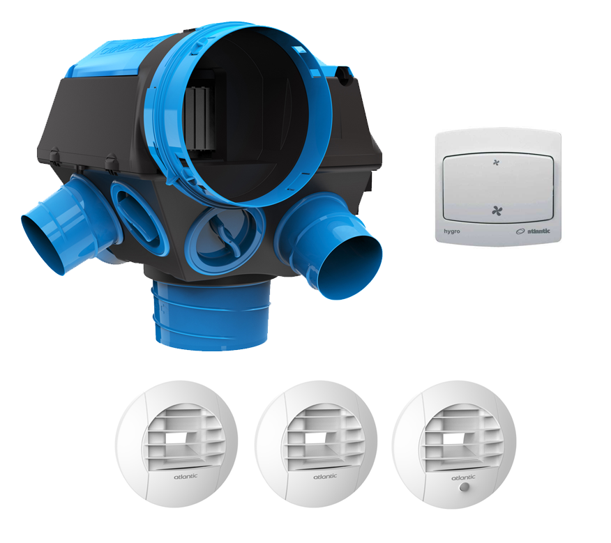 KIT HYGROCOSY BC avec bouton poussoir pour bouche cuisine