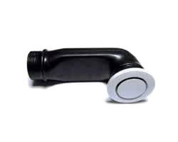 PB 80 R/L ATLANTIC Bouche réglable manchon long coudé ⌀80 422864