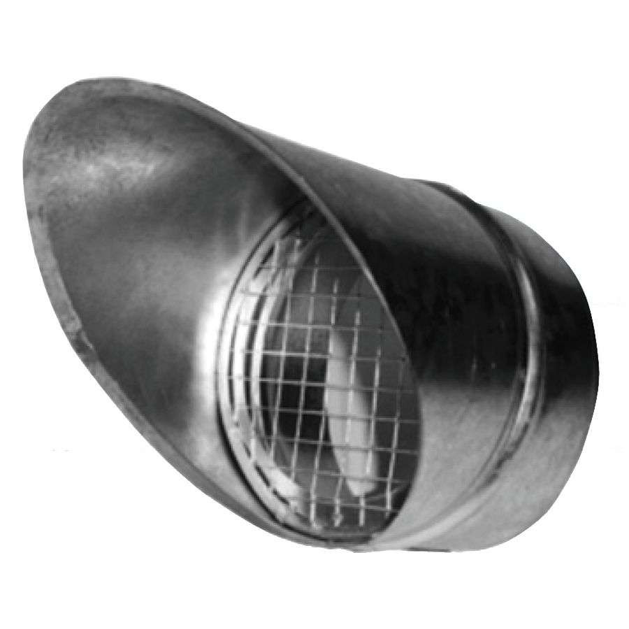 Prise et rejet d’air grillagé Galva D450 ECONONAME PRAGGALD450