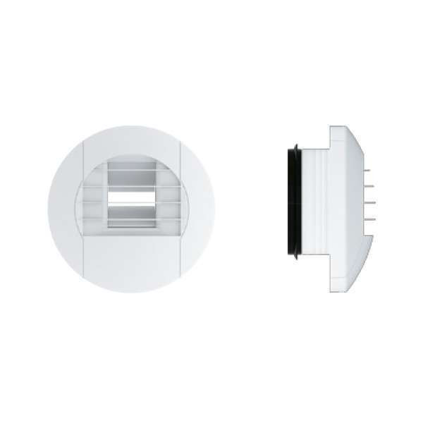 Bouche d'extraction hygroréglable salle de bain eoliance 900949