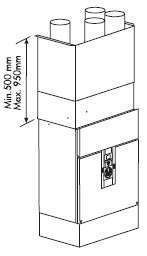 Cache-gaine pour VMC IDEO 325 Filaire et INITIA