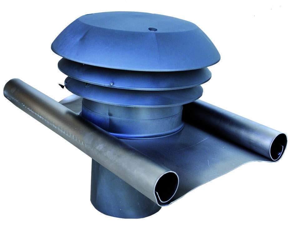 Chapeau de toiture plastique ardoise ⌀160 