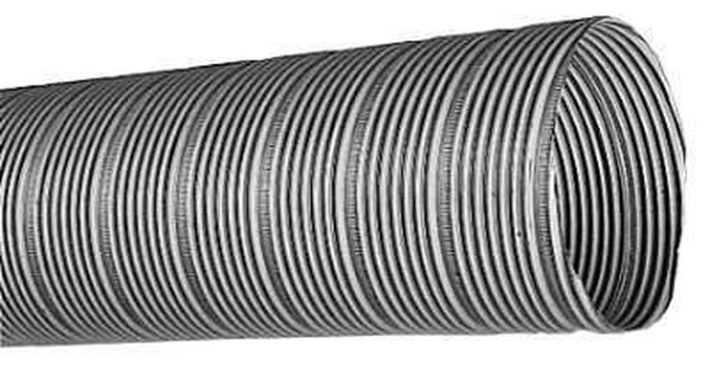 Conduit semi-rigide acier électro-zinguée D125 - long. 3m - Alflex Galva ⌀125 - ALDES - 11091803 - 3542280918035