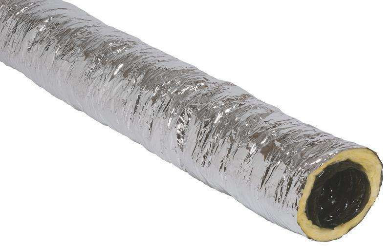 6m Conduit souple isolé ép.50mm ⌀200 - Algaine Isolée 50 D200 - ALDES - 11091644 - 3542280916444