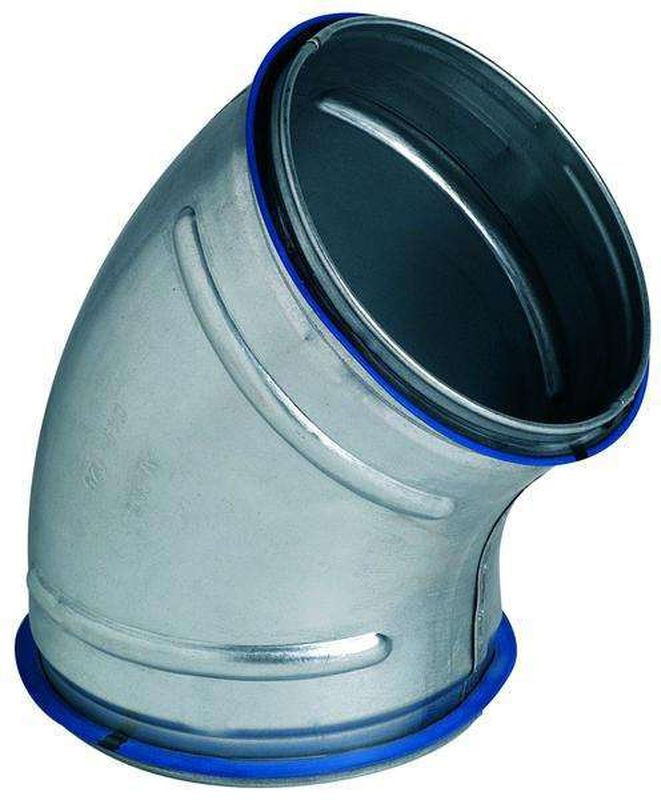 Coude 45° galva diamètre 160 mm - C 45° ⌀160 + joints - ALDES - 11098123 - 3542280981237