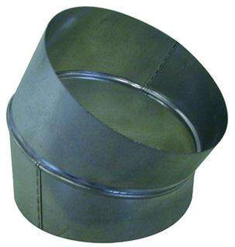 Coude galva diamètre 200 mm - C 30° ⌀200 - ALDES - 11093100 - 3542280931003