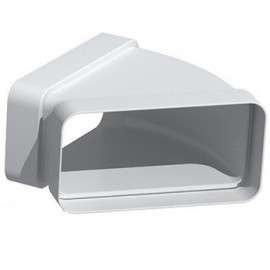 Coude horizontal rectangulaire 45° 55x220 