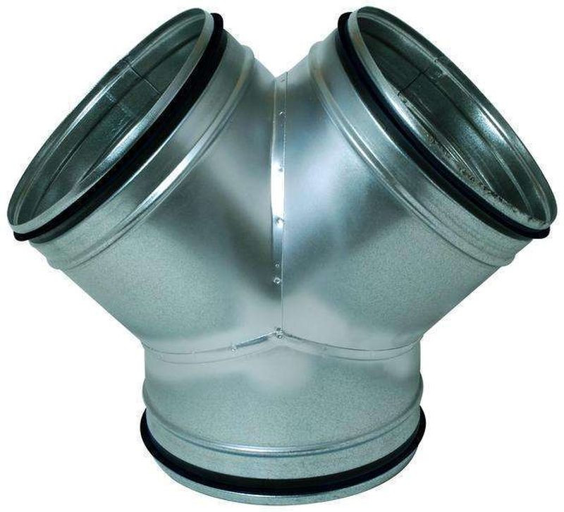 Culotte simple 90° galva diamètre 160 mm - CS 90° ⌀160 + joints - ALDES - 11098373 - 3542280983736