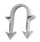 Fixation AGRAFE pour tubes des dalles lisses 