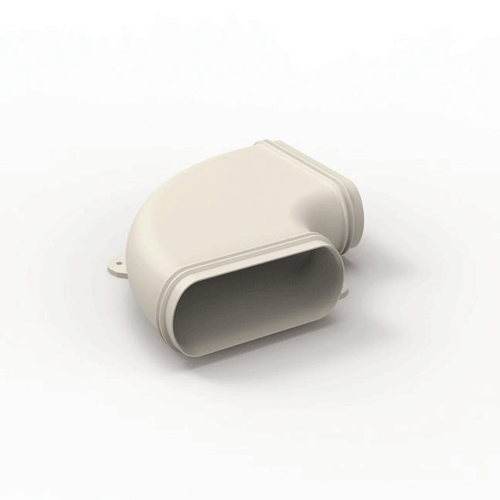 Courbe horizontale 90°