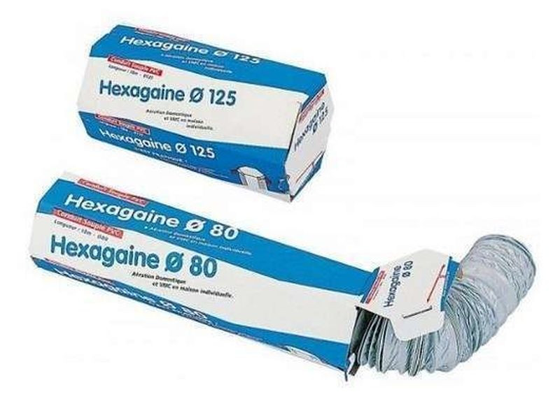 18m Gaine souple PVC compacte ⌀80 - Hexagaine 80 - ATLANTIC - 423360 - 3416084233604