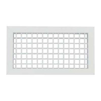 Grille de soufflage Montage mural Couleur blanche GDF 400X200 Atlantic 528036