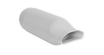 Manchette droite ovale D125 1 piquage 