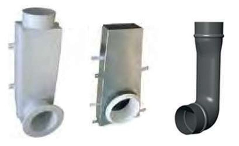Manchette coudée plastique D80 - MC 80 P - S&P UNELVENT - 890019 - 3411458900199