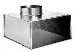 Plenum pour grille avec piquage sur le côté ME F3 300X100 Aldes 11053382