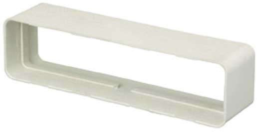 Raccord droit rectangulaire 55x220 plastique 