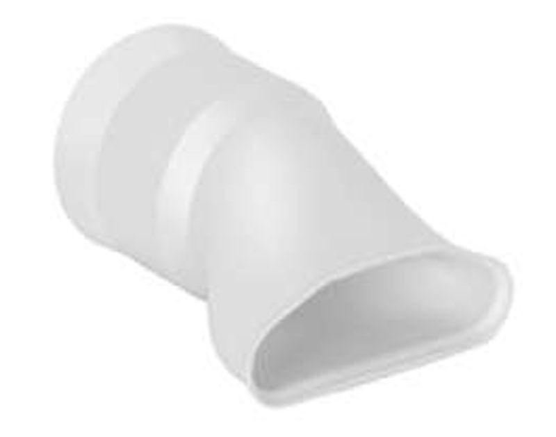 Raccord mixte droit ovale D90 - Optiflex / Flexigaine - ALDES - 11091896 - 3542280918967