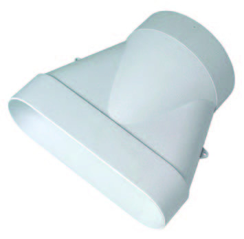 Raccord mixte pour conduit ⌀125mm