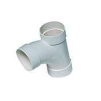 Té 90° ⌀51 mm F/F/F pour conduit Aspi. centralisée 