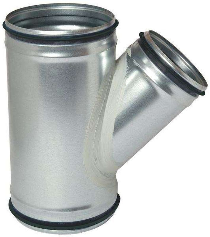Té oblique 45° galva - TO 45° ⌀160/125 + joints - ALDES - 11098462 - 3542280984627