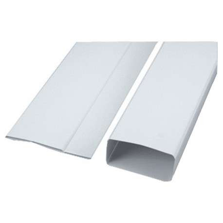 Tube rectangulaire pliant Lg 3m 55x220 