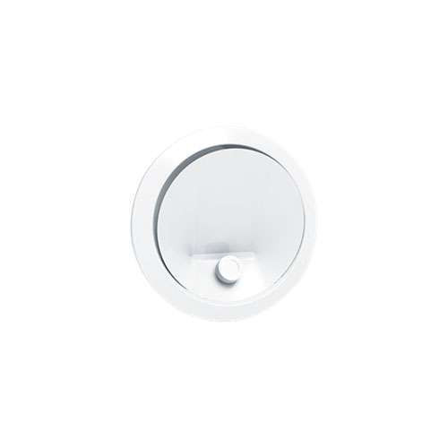 Bouche d’insufflation métallique réglable BIR 125 + manchon placo lg. 100 mm Anjos 1181