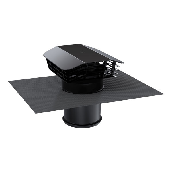 Chapeau de toiture ardoise D125 CT2P 872011 S&P UNELVENT
