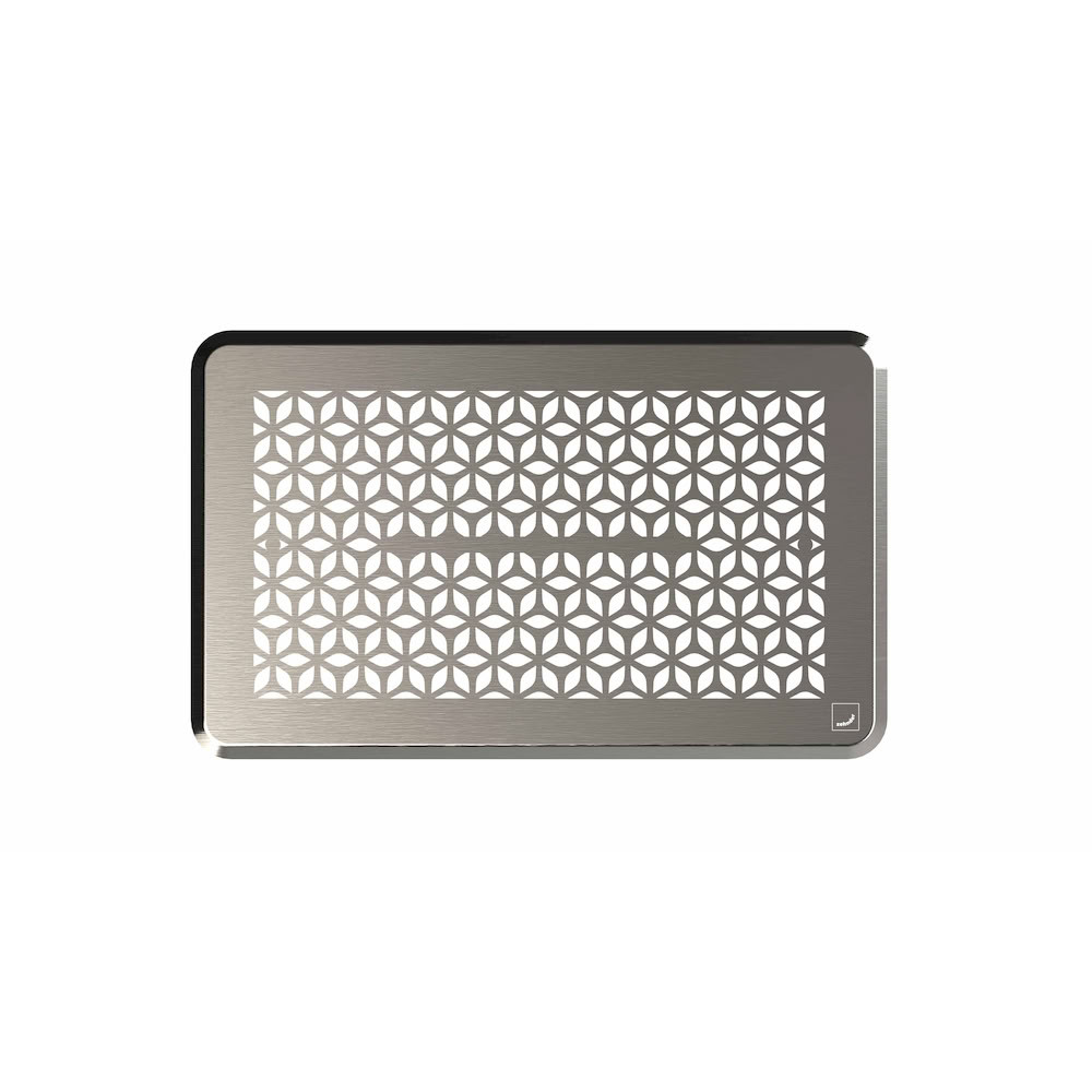 Grille CLD 260 x 160 mm inox satiné ZEHNDER COMFOSYSTEMS ComfoGrid Bologna  - 990322315