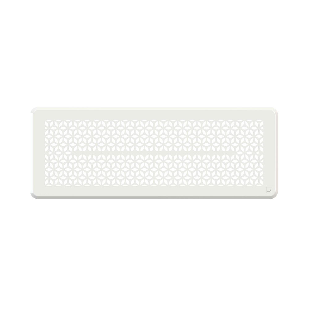 Grille longue CLD 430 x 160 mm blanche ZEHNDER COMFOSYSTEMS ComfoGrid Bologna  - 990322316