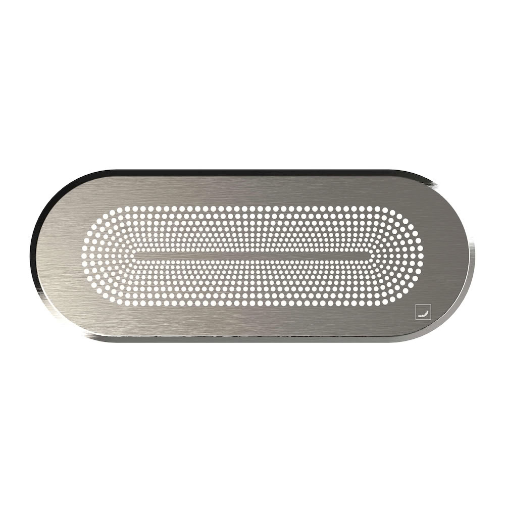 Grille allongée CLF 360 x 140 mm inox  inox satiné ZEHNDER COMFOSYSTEMS ComfoGrid Milano - 990322303