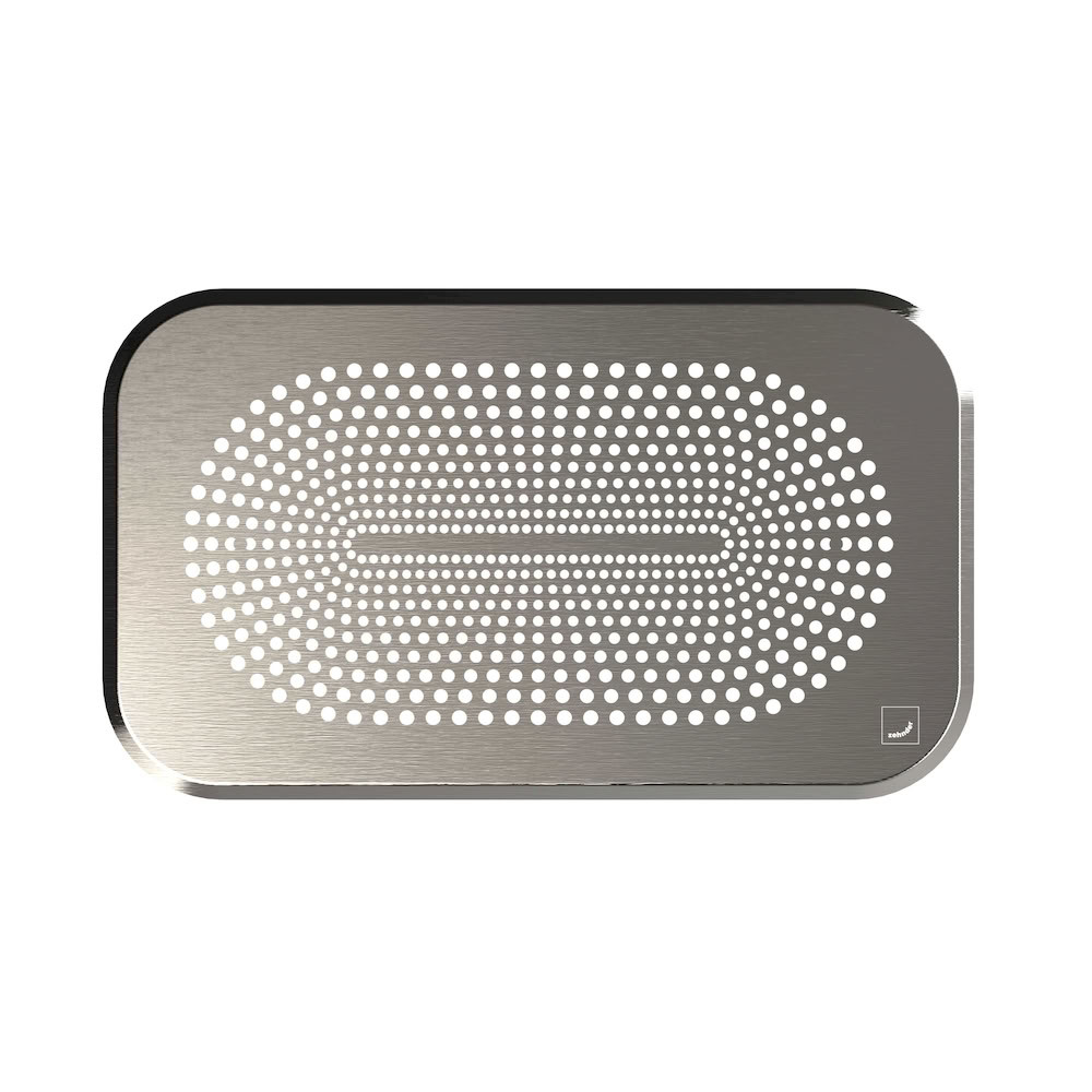 Grille CLD 290 x 170 mm inox  inox satiné ZEHNDER COMFOSYSTEMS ComfoGrid Milano - 990322305