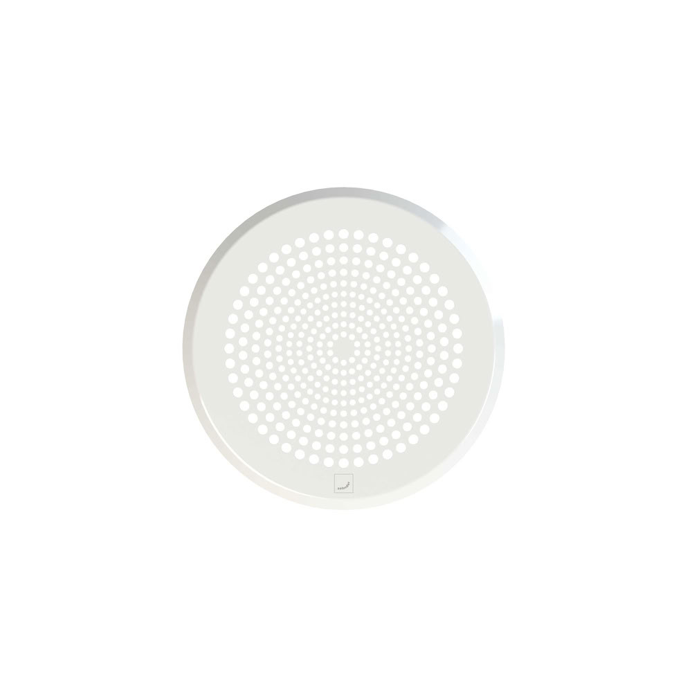 Grille ronde D125 blanche RAL 9016 mat ZEHNDER COMFOSYSTEMS ComfoGrid Milano - 990322300