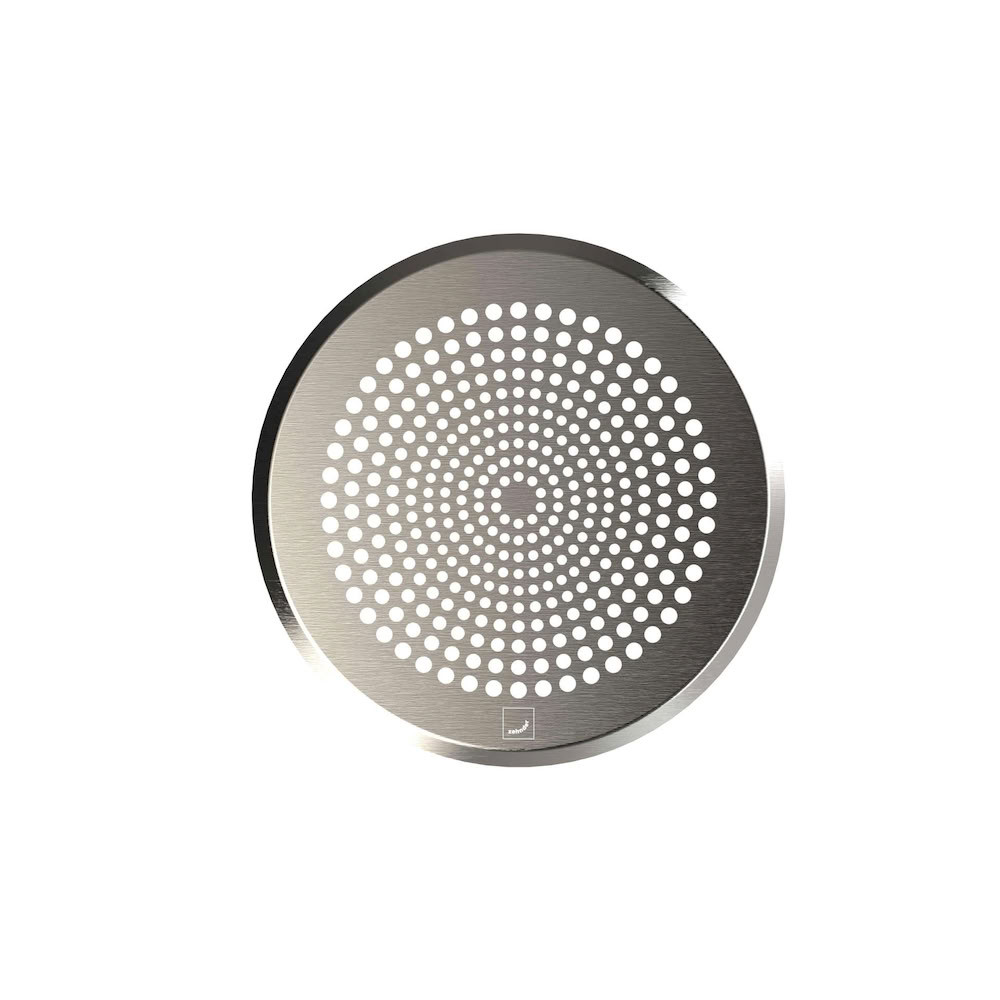 Grille ronde D125 inox inox satiné ZEHNDER COMFOSYSTEMS ComfoGrid Milano - 990322301
