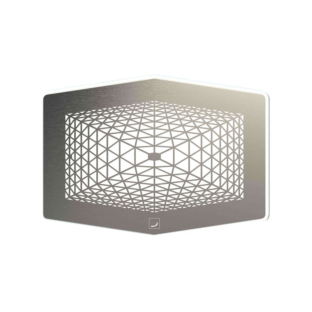 Grille CLD 270 x 192 mm inox ZEHNDER COMFOSYSTEMS ComfoGrid Rubino - 990322343