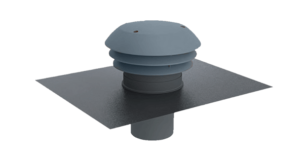 CPR 160 Chapeau toiture plastique ⌀160 ardoise 422963 atlantic
