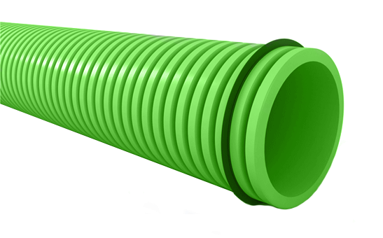 50m Conduit semi-flexible annelé rond Diam 75 mm 