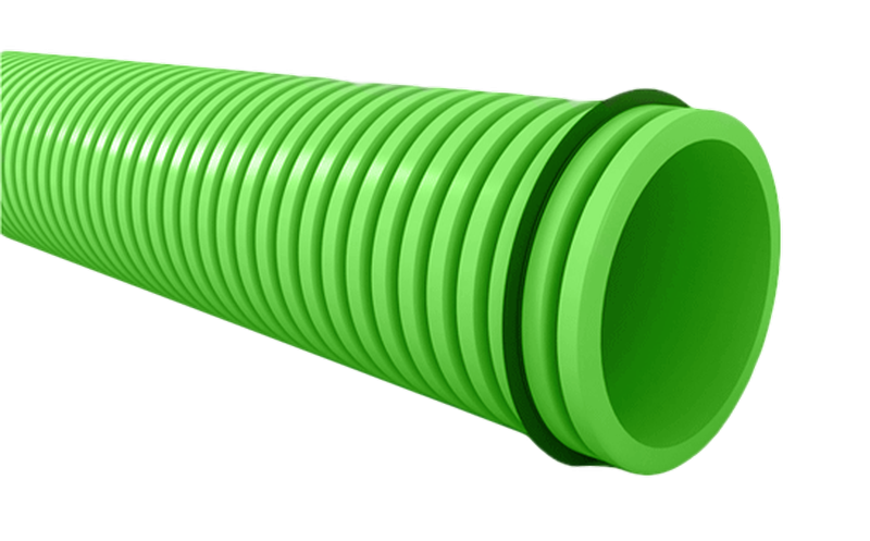 Conduit semi-flexible annelé rond Diam 75 mm au mètre - EconoFlex - ECONONAME - CSFAR75 Déloté - 3664132002041