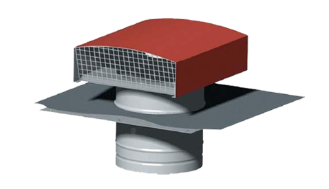 CTR Chapeau de toiture galva ⌀160 Tuile 533603 atlantic